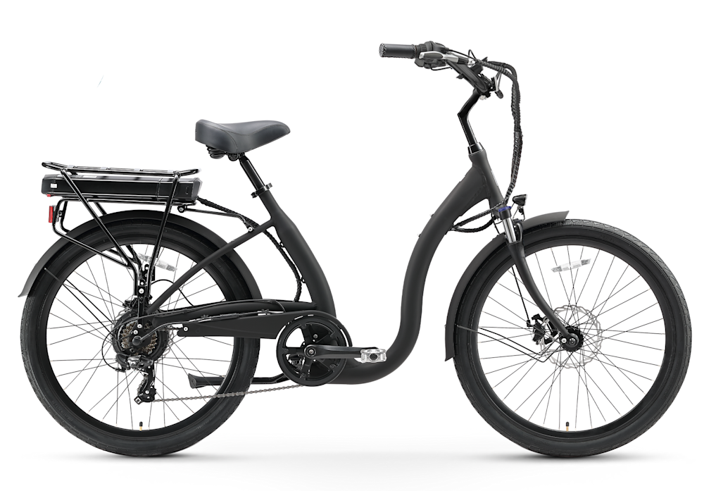 Simple Step-Thru Women's E Bike: Step Through Electric