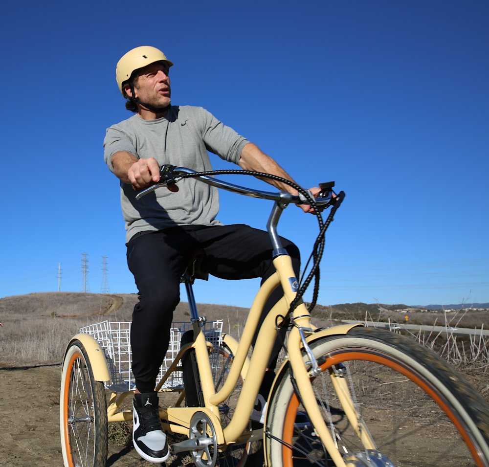 Experience the Inaugural Ride of 3-Wheel Electric Bikes: Watch Men Ride ...