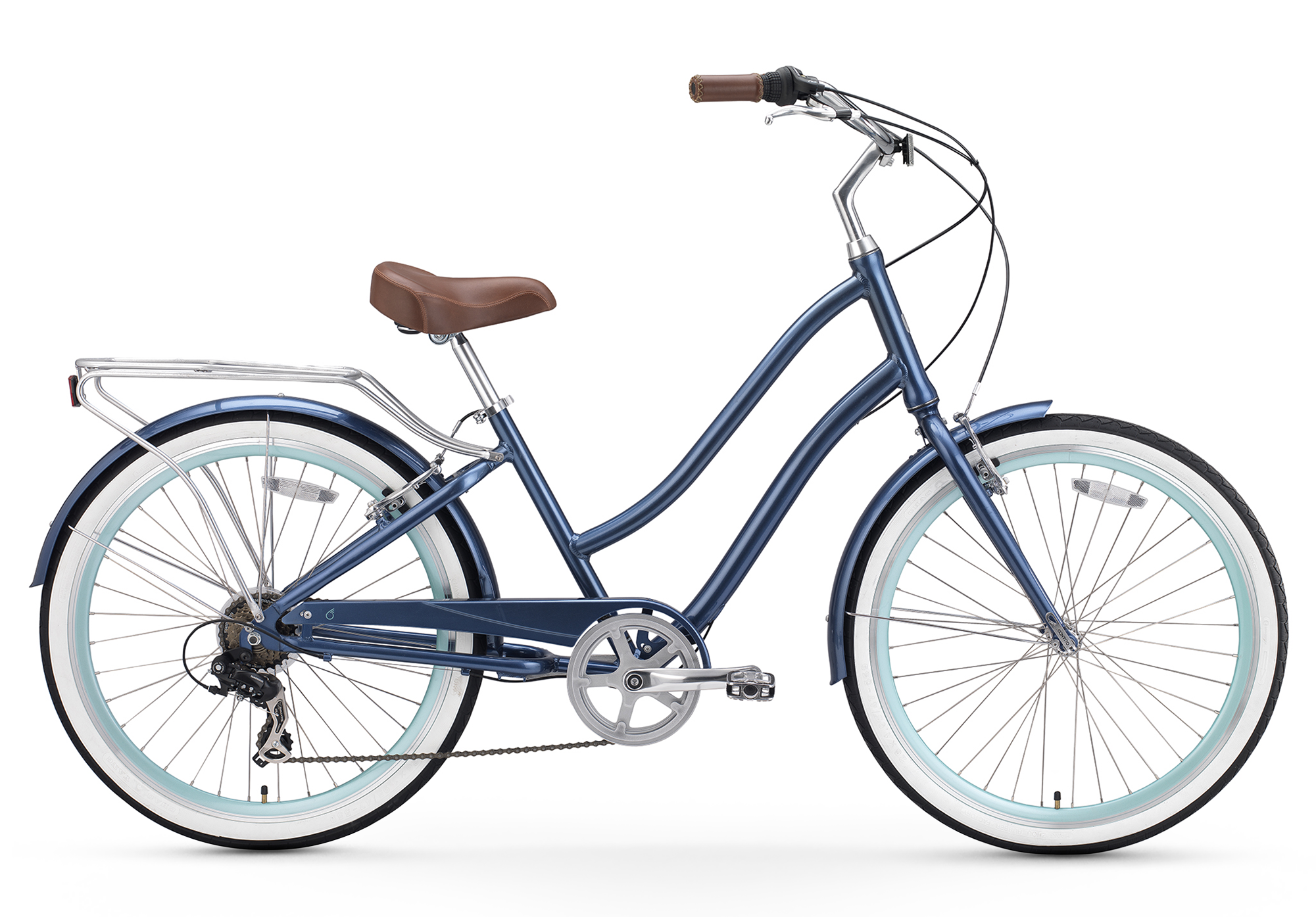 Women's Sixthreezero EVRYJourney Hybrid Cruiser Bike - 7 Speed 26 Inch ...