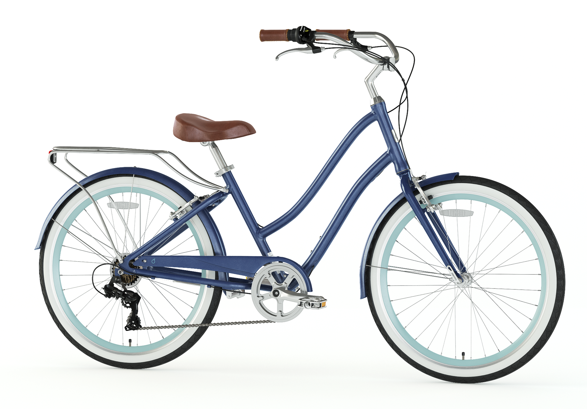 navy blue womens bike