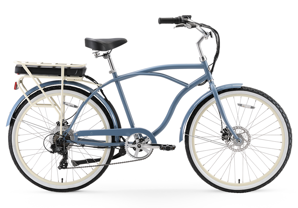 Sixthreezero AroundtheBlock NEW 500W Electric Beach Cruiser Bike