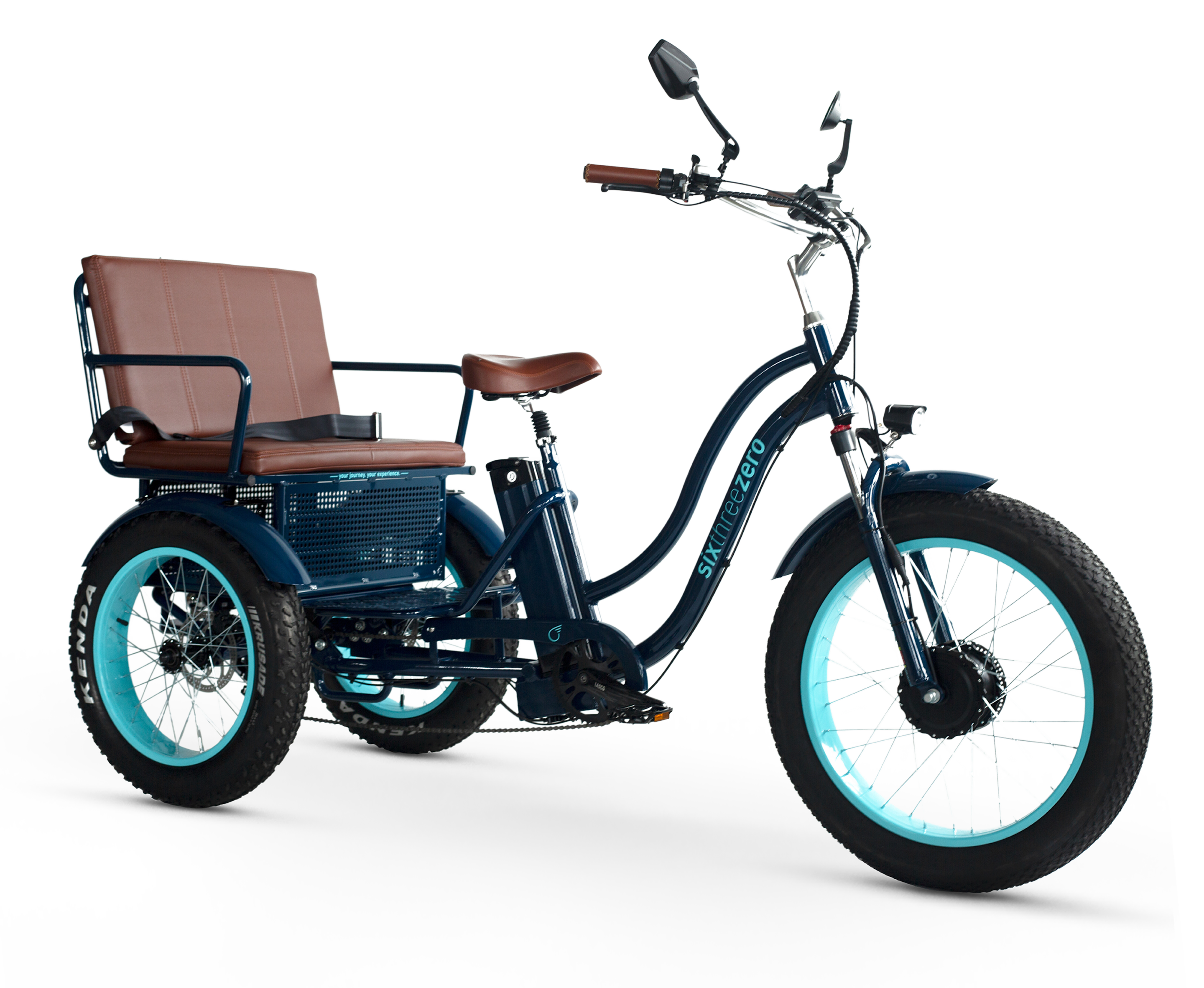 Bilo Riksha Sixthreezero EVRYjourney Electric Bike Rickshaw| ETrike With Passenger Seat