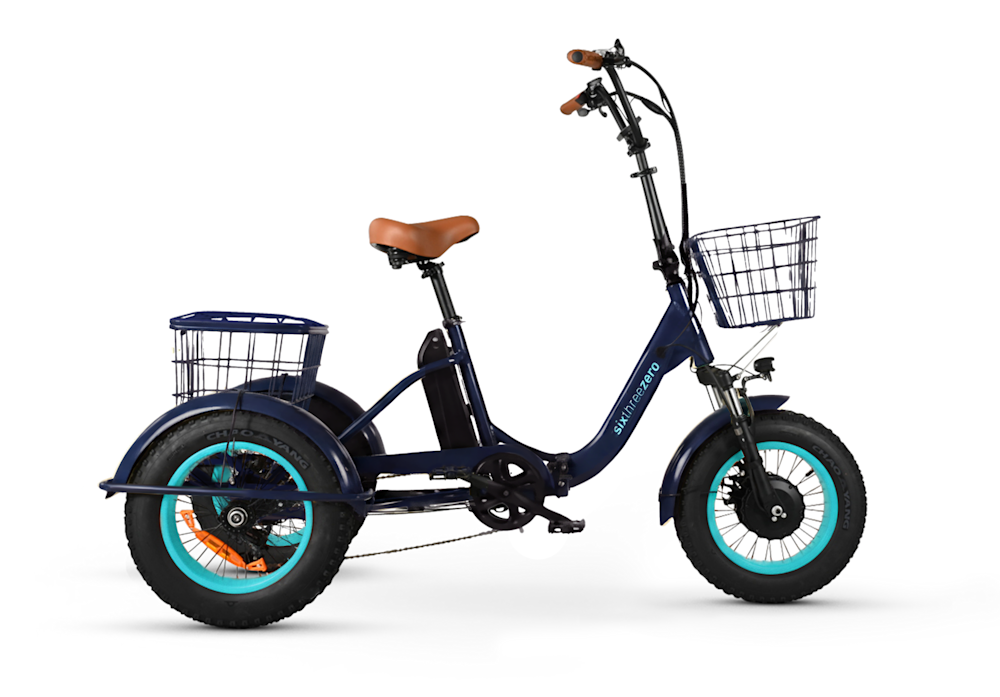 Fat Tire Folding Electric Trike | Foldable Fat Tire E Trike for Adults