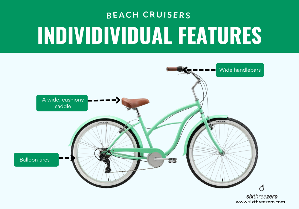 difference between commuter bike and cruiser bike