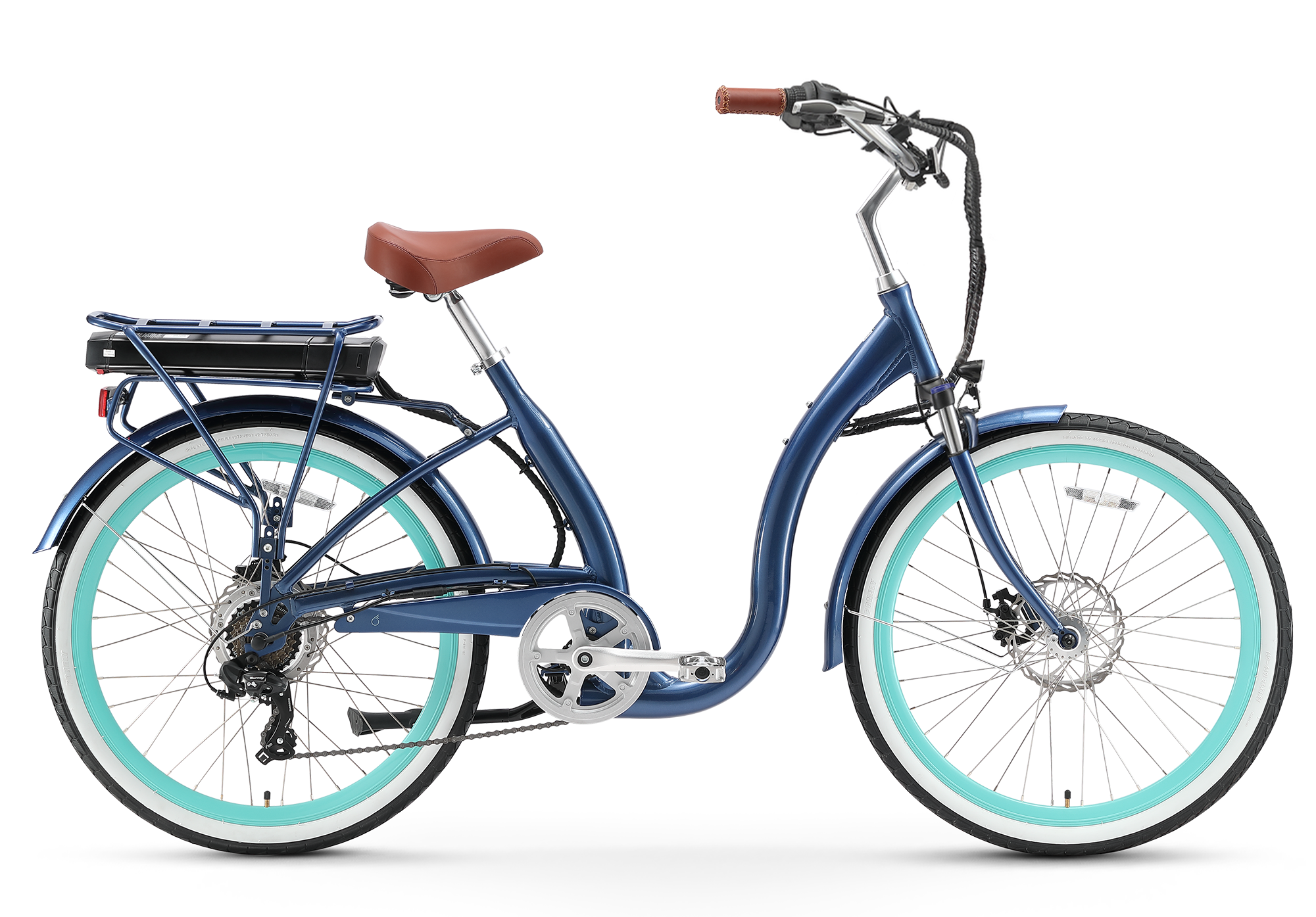 Simple Step-Thru Women's E Bike: Step Through Electric