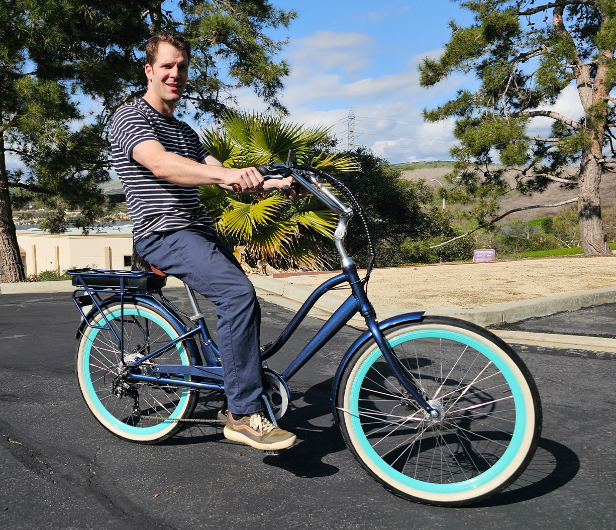 One Foot Rider Semi Recumbent EBike for Riders 4'11