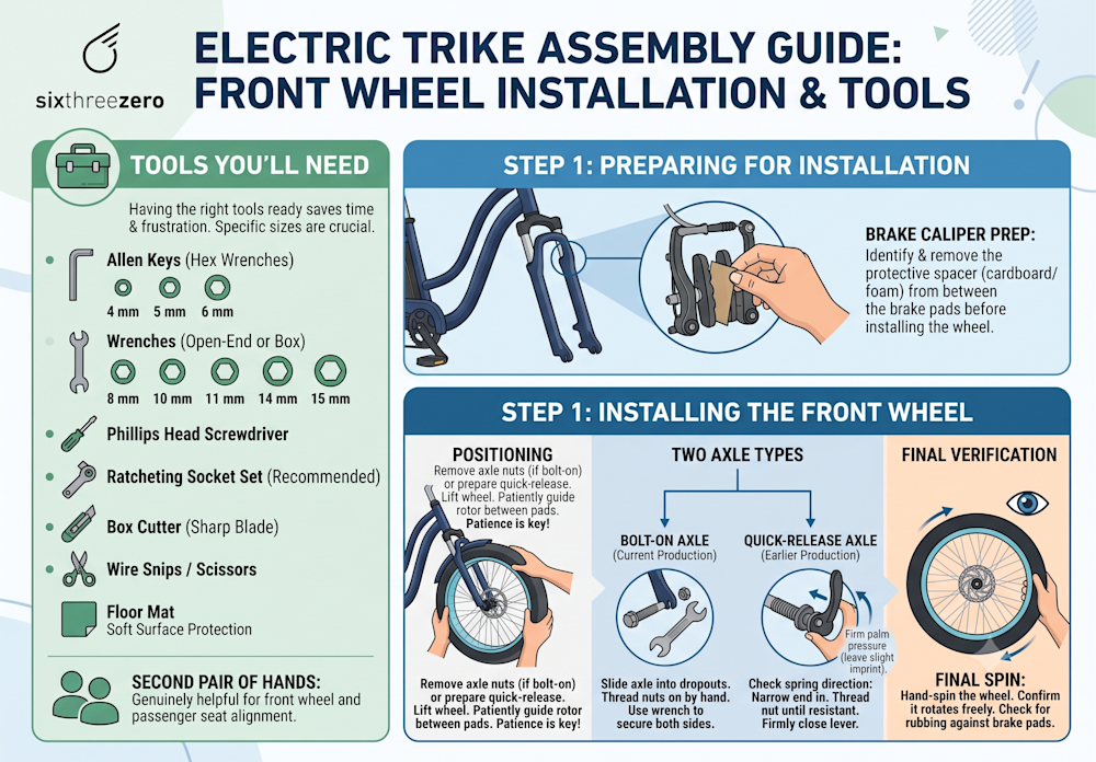 How to Assemble the Sixthreezero 1000W Mid-Drive Electric Rickshaw