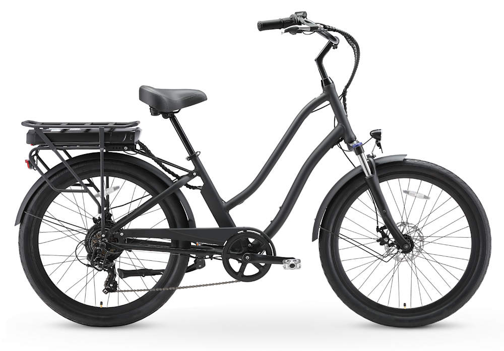 Sixthreezero Hybrid Electric Bike With Pedal Assist 26 Inch 500W 7