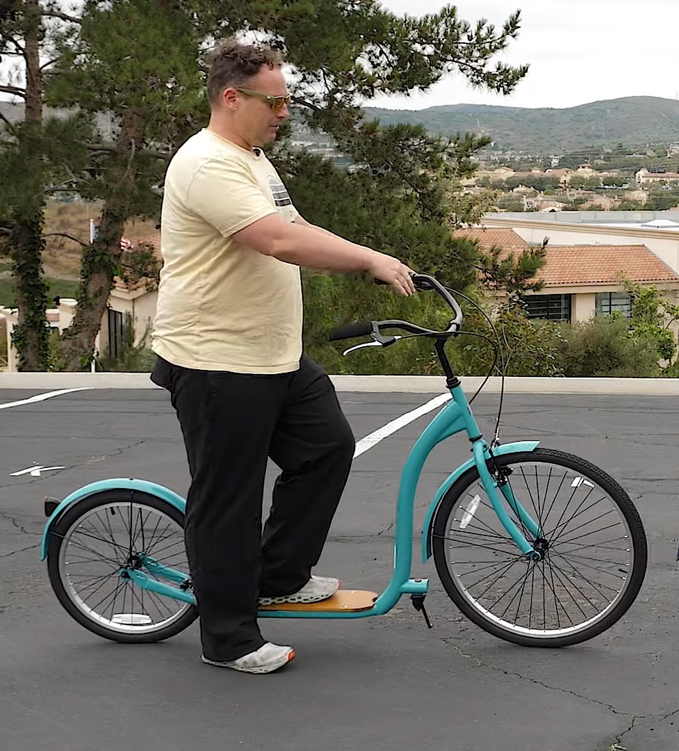 Adult kick fashion bike