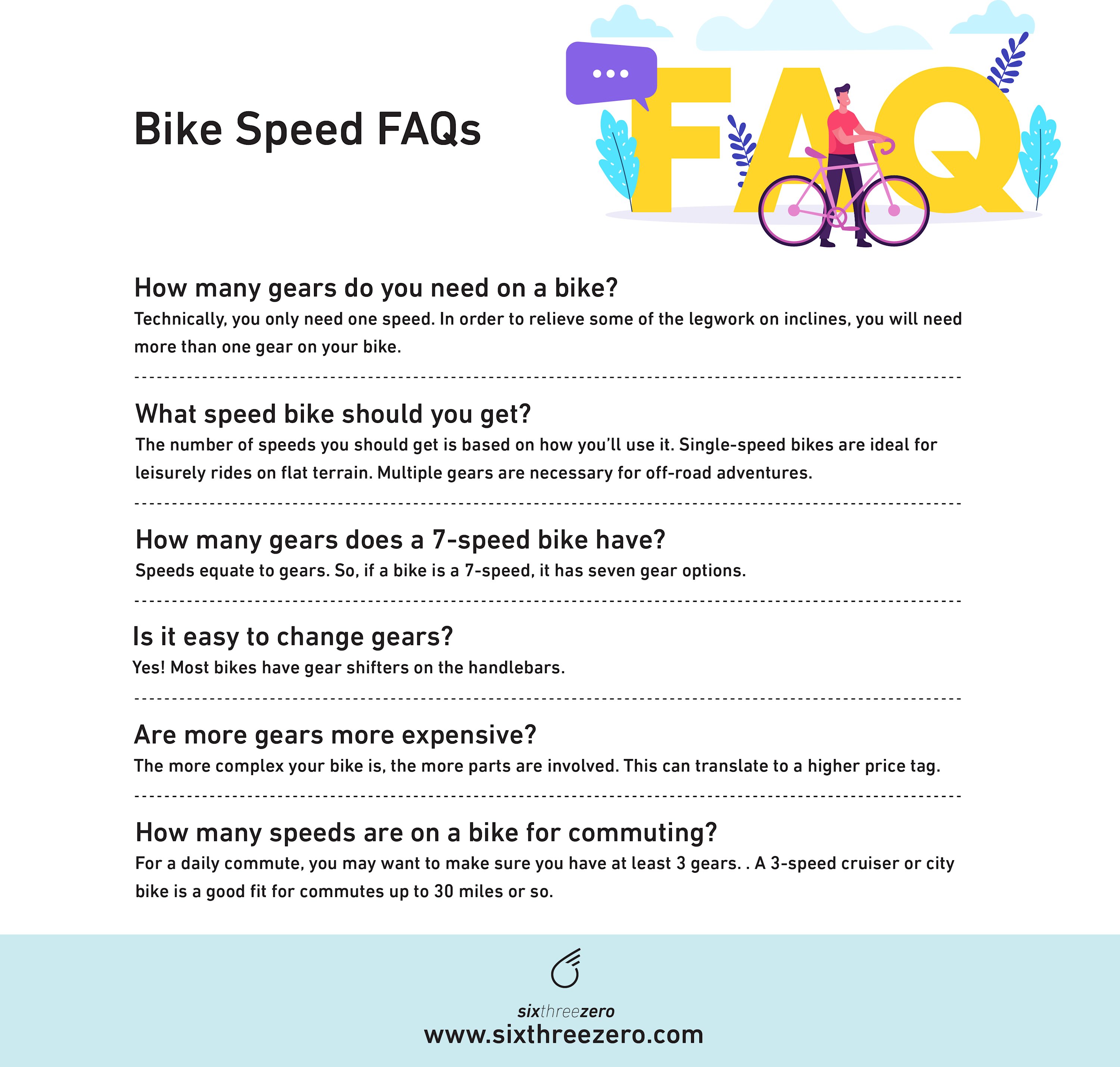 How Many Speeds Do I Need On My Bike Single Speed vs 7 vs 21 Speed