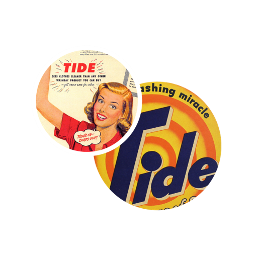 Eski Tide logosunun fotoğrafı