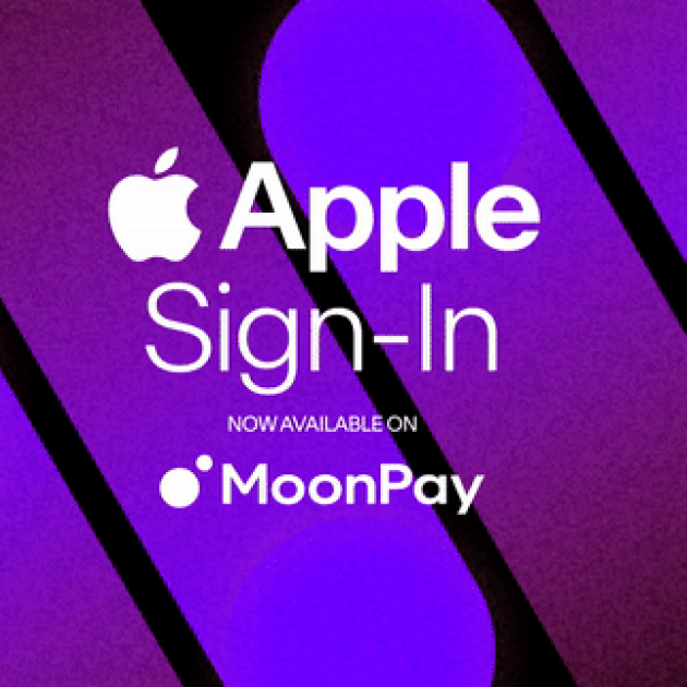 Sign in faster using Apple MoonPay