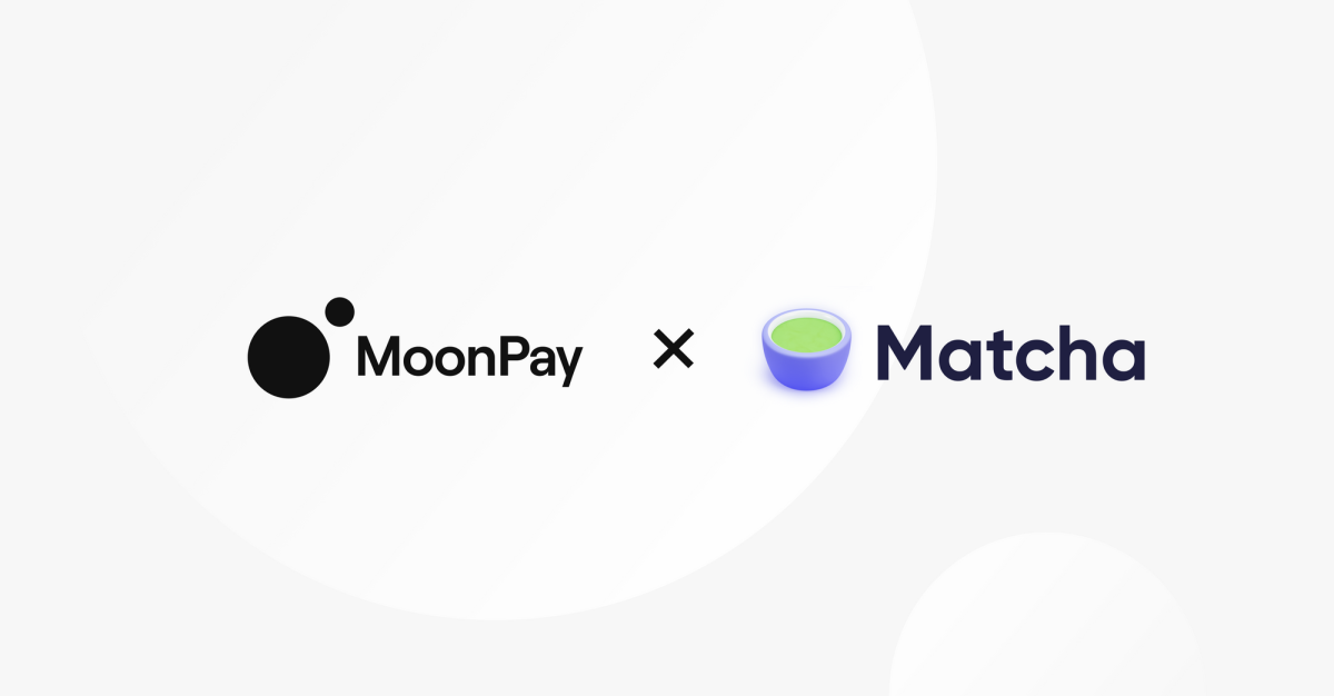 Featured image for MoonPay and decentralized exchange Matcha join forces