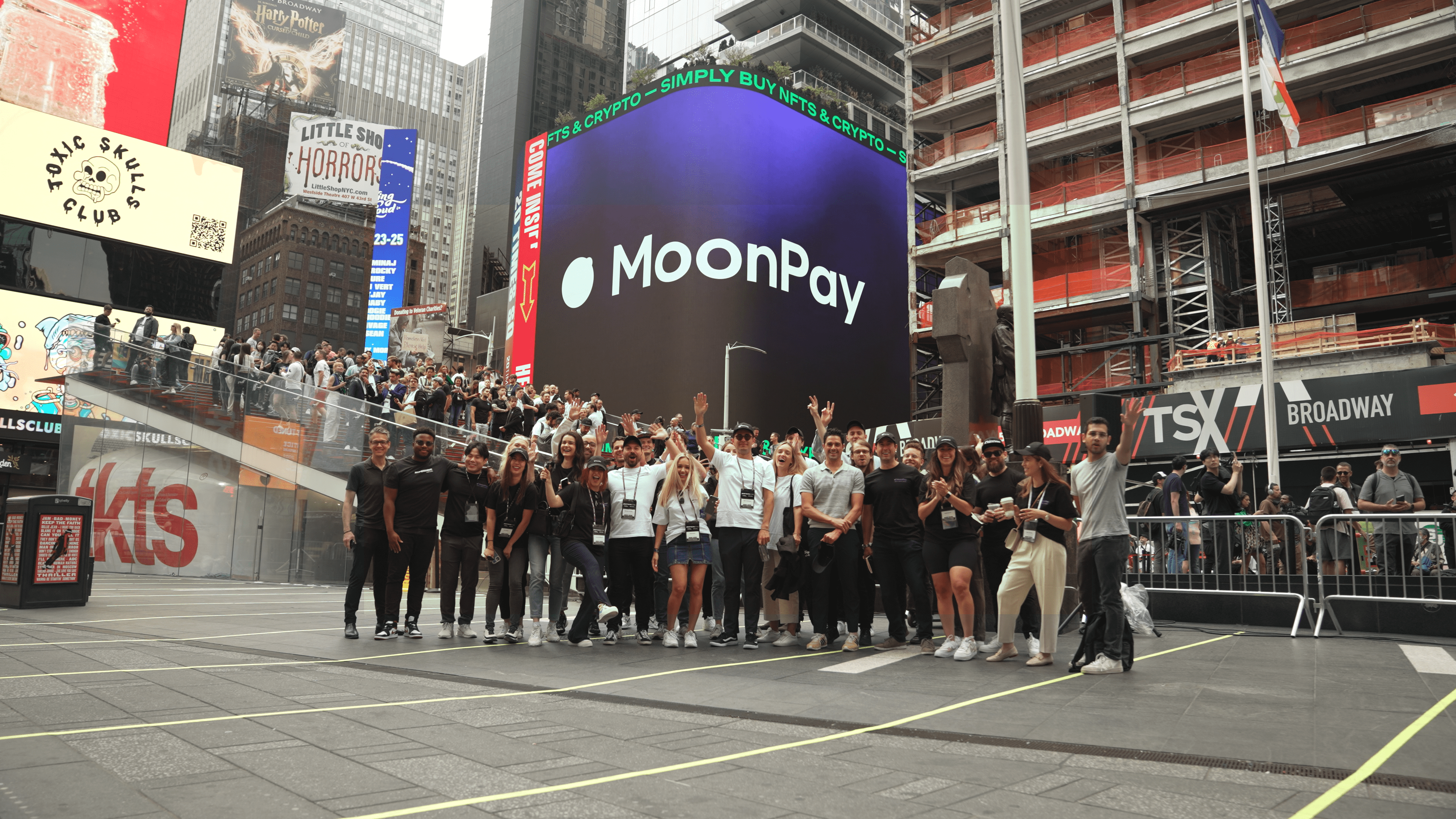 The MoonPay team at NFT.NYC 2022