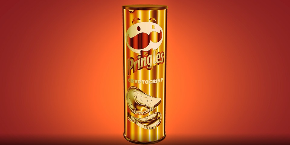 A picture of the Pringles NFT, CryptoCrisp