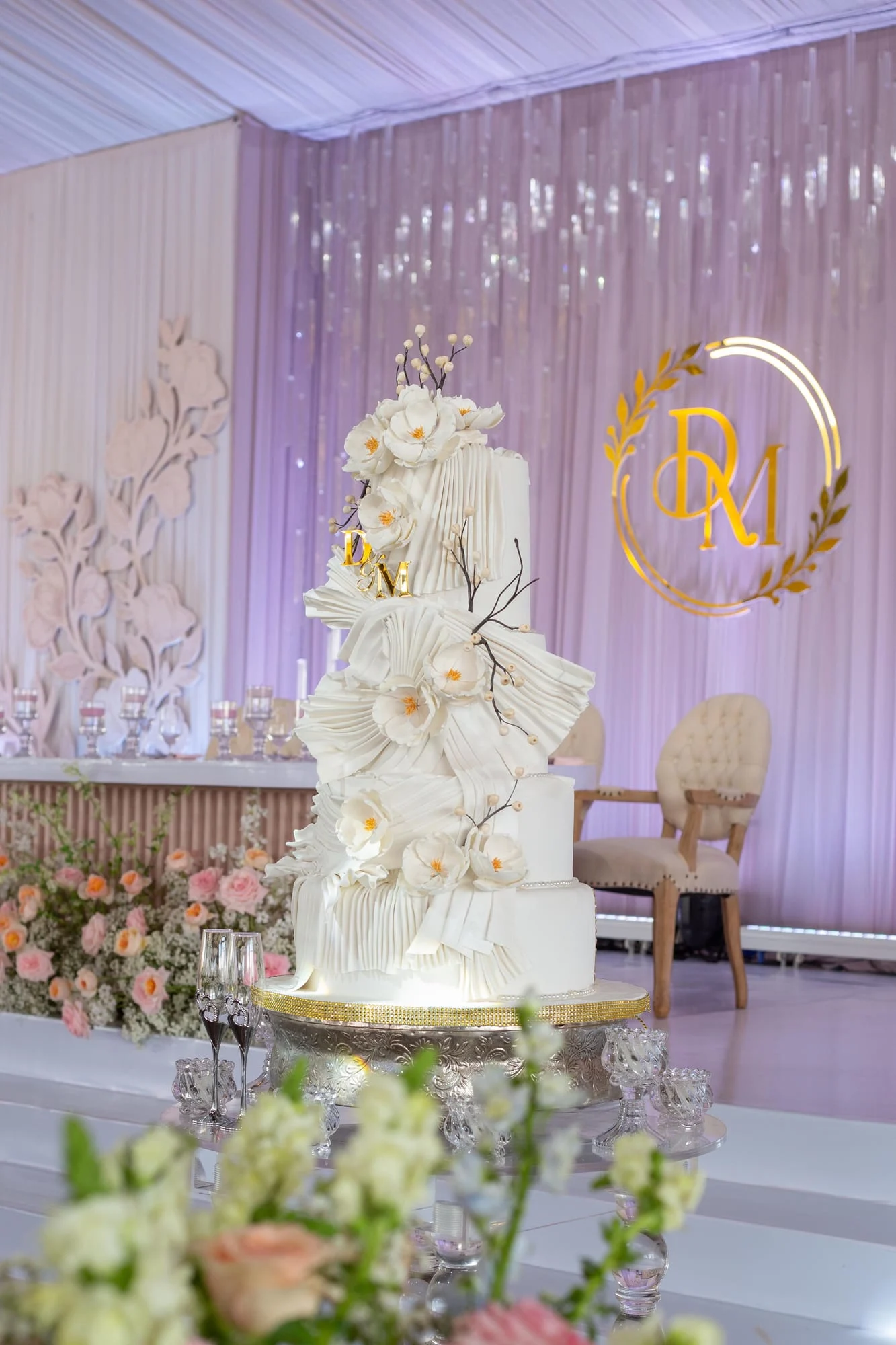 Wedding cake by Sarah Cakes
