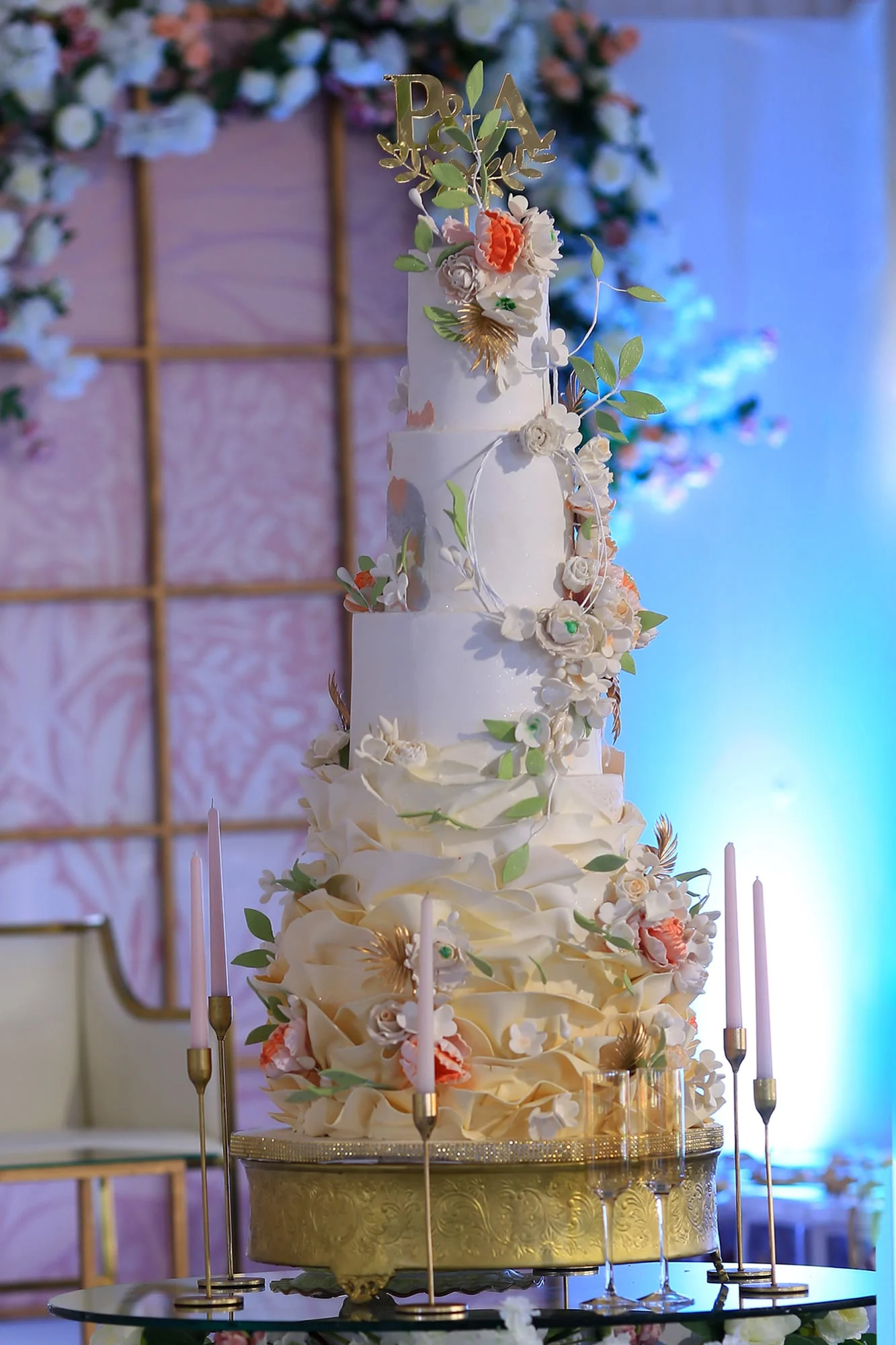 Wedding cake by Sarah Cakes