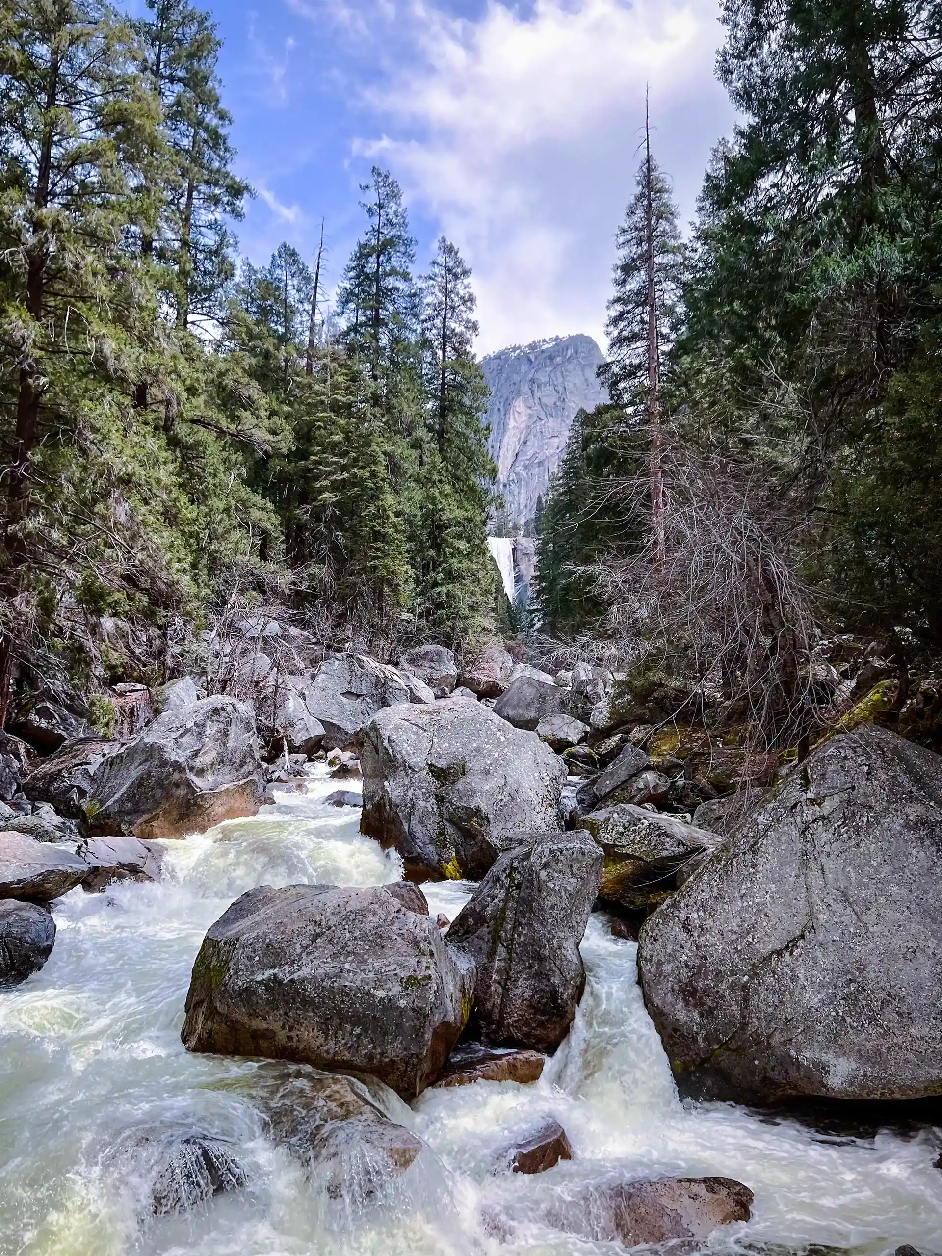 bridge over the Merced river