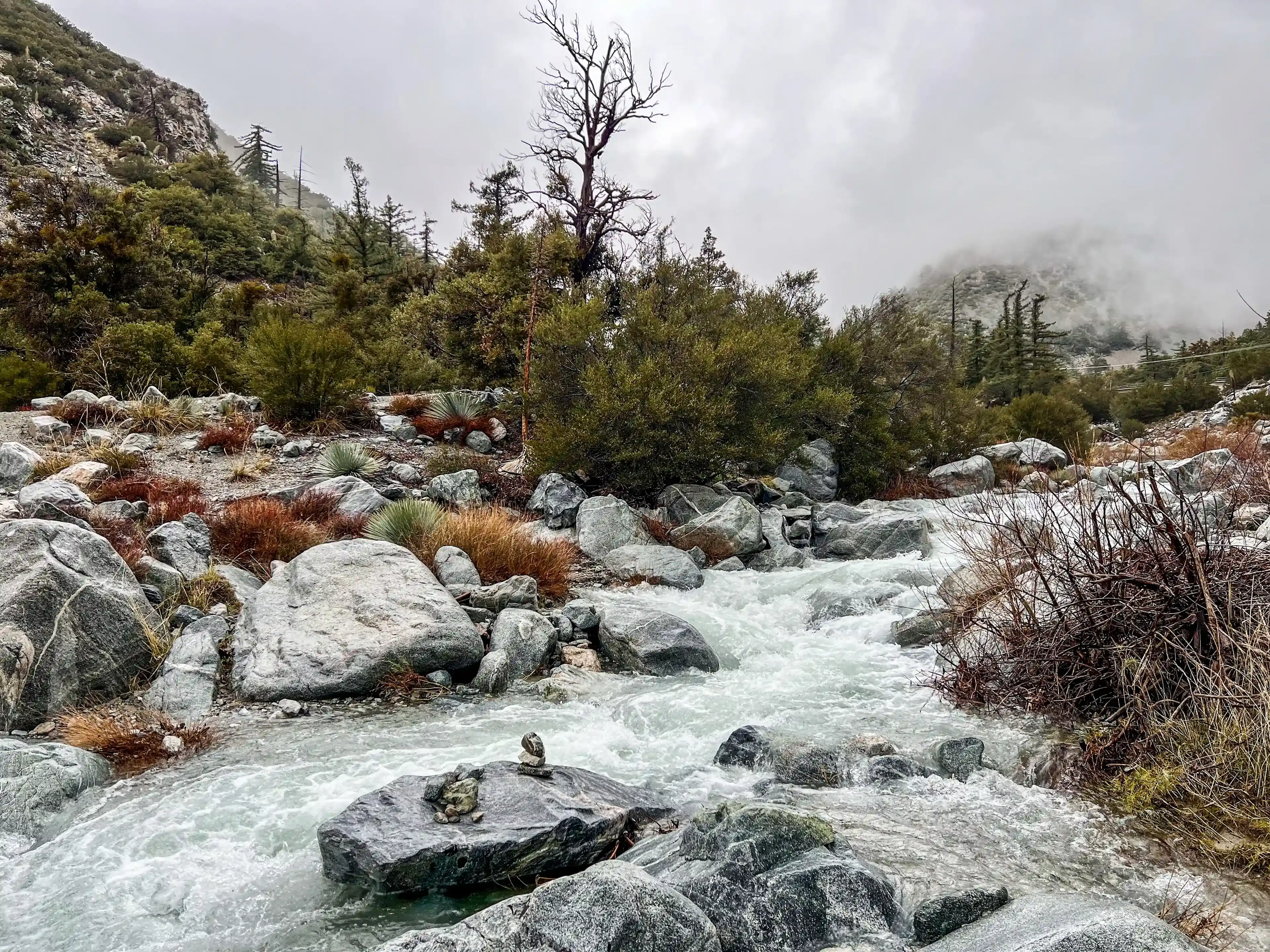 San Antonio Falls - river flowing