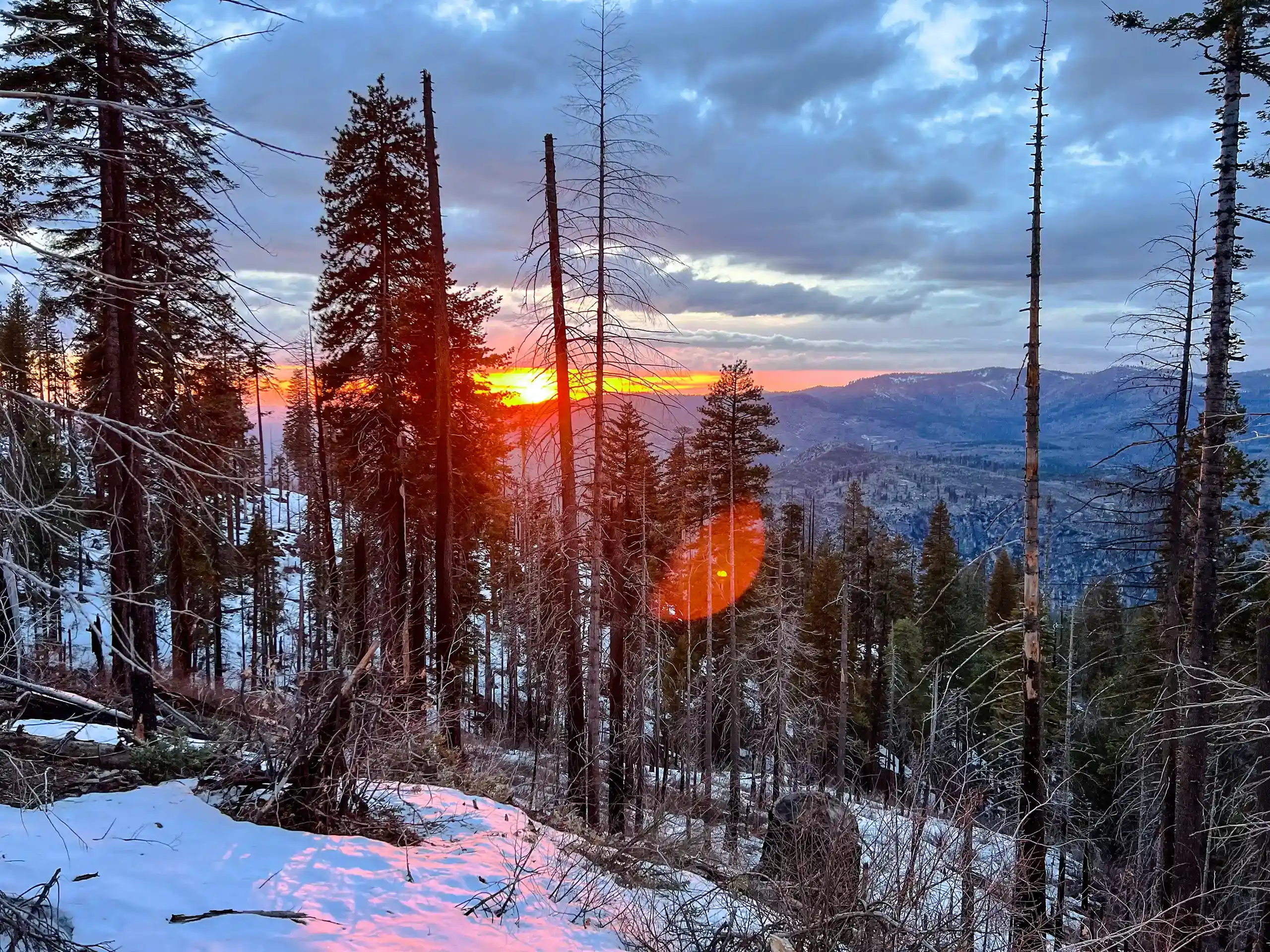 Sunset over Yosemite