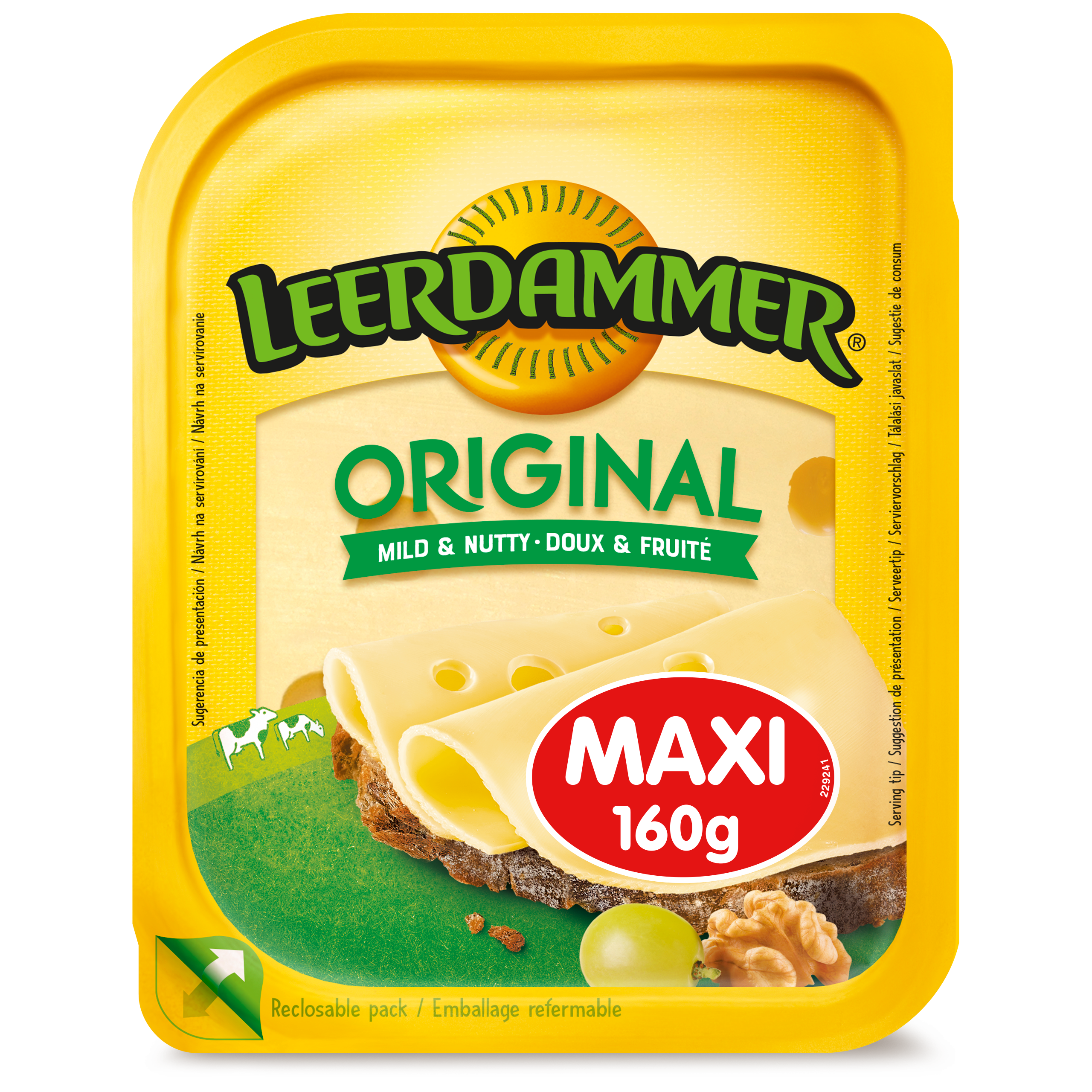 Leerdammer® Original plátky MAXI 160g