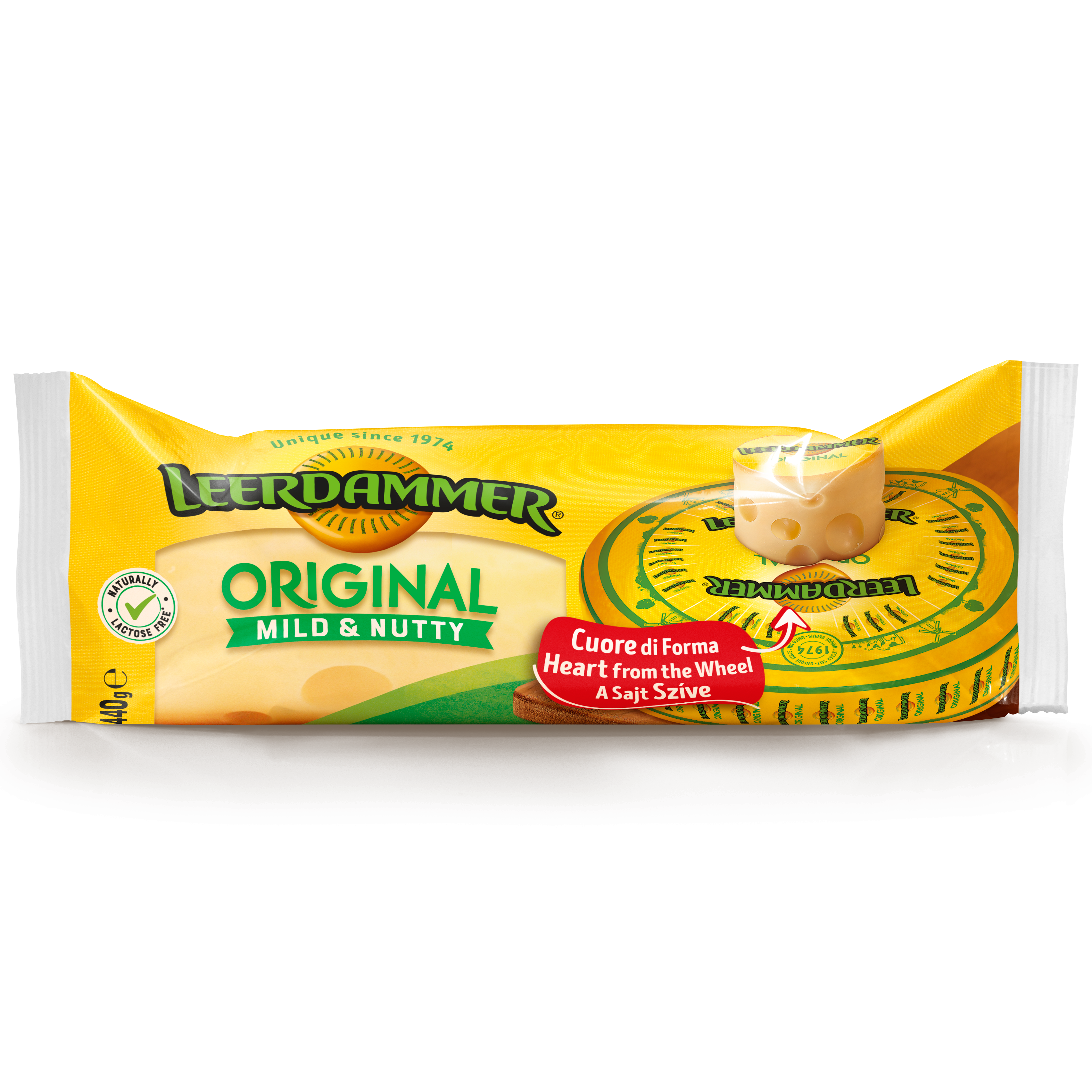 Leerdammer® Original Srdce sýru (blok) 440g
