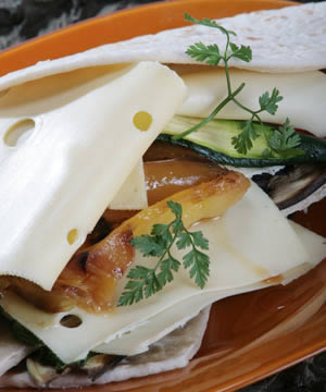 Leerdammer BBQ tortilla
