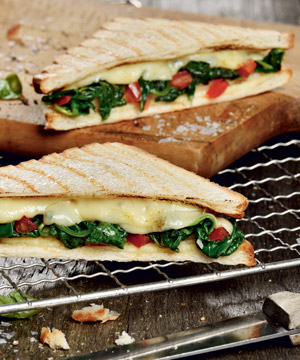 Leerdammer špenátový sandwich