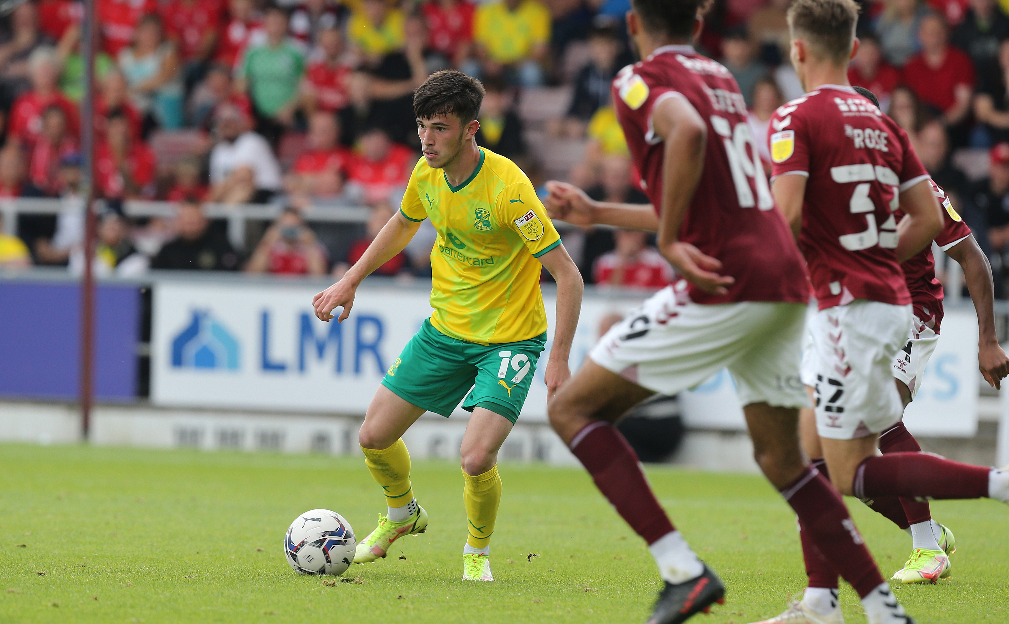 Alex Gilbert playing for Swindon