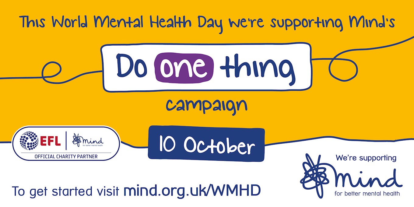 ‘DO ONE THING’ THIS WORLD MENTAL HEALTH DAY | Brentford FC