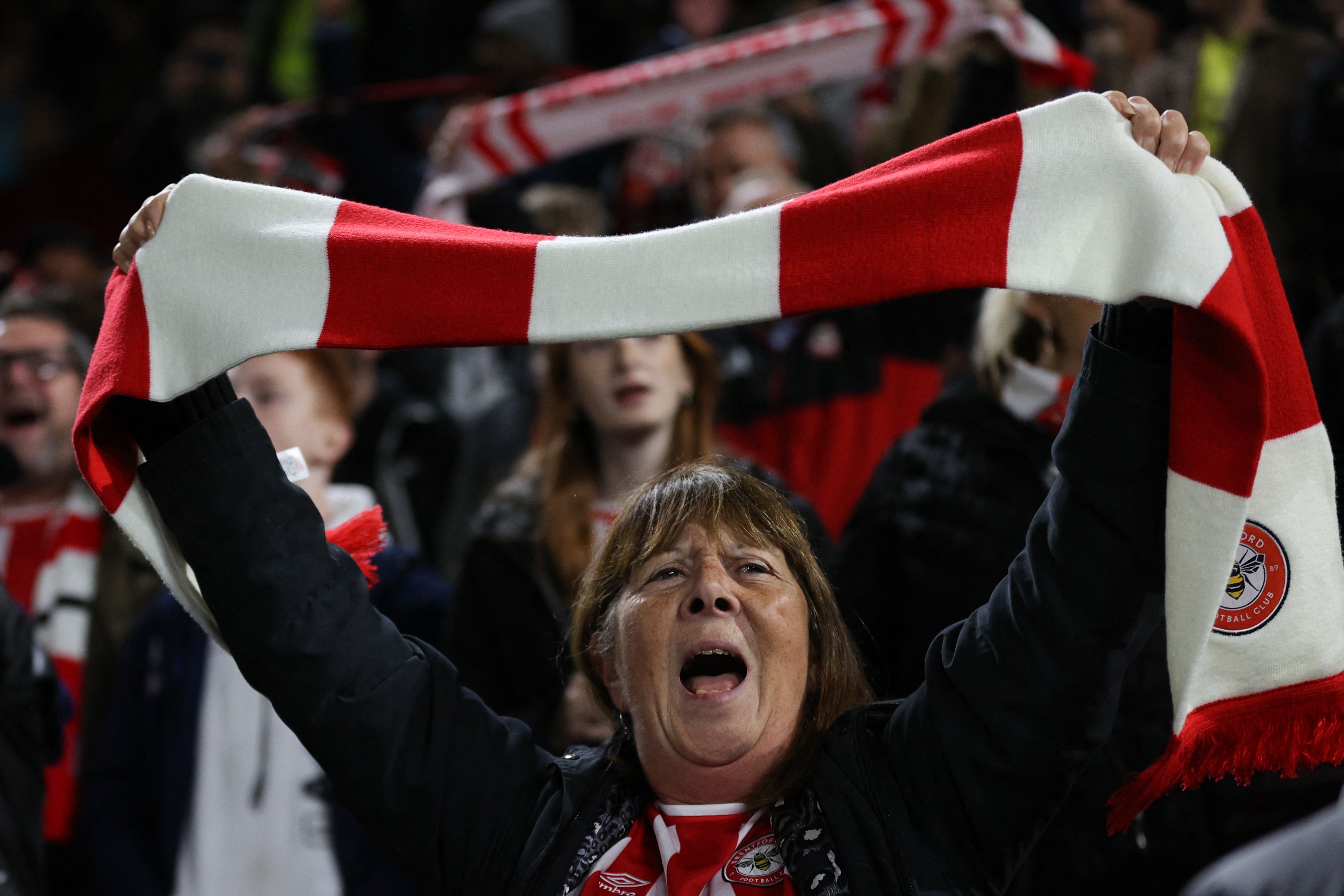 Brentford supporters 