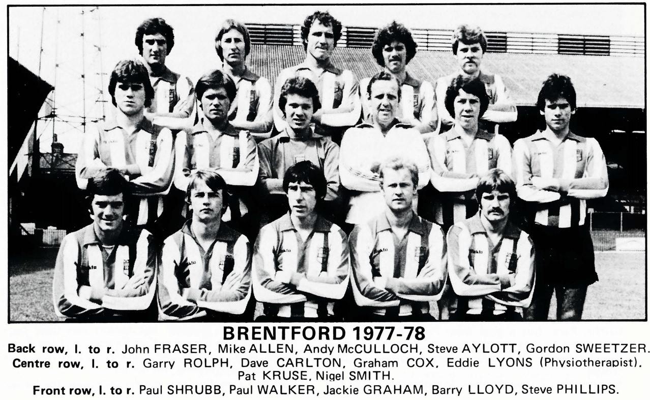 Brentford 1977/78 team photo