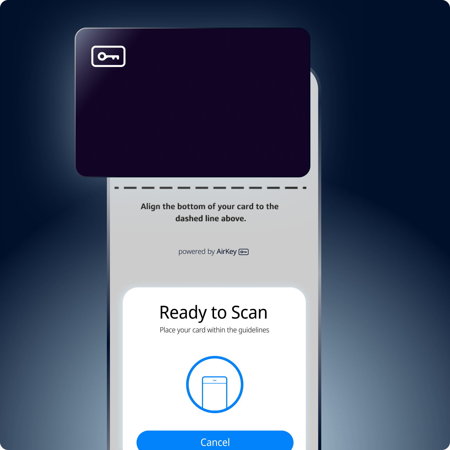 Phone mockup for step: Tap to Phone