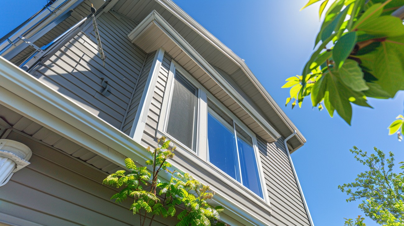 painting aluminum siding photo