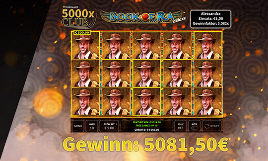 5000x Club StarGames Gewinner Alessandra PTS