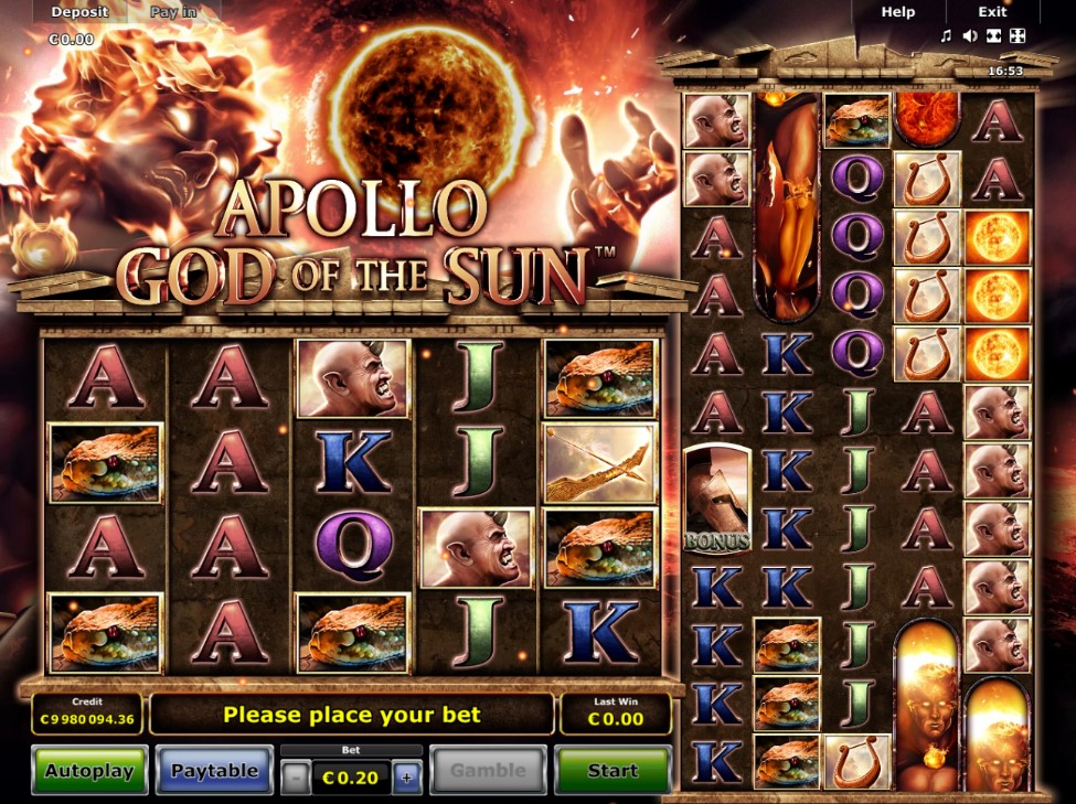 Apollo God of the Sun features