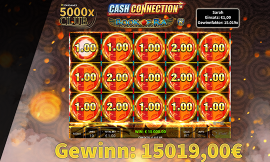 Sarah Gewinn 5000x Club StarGames