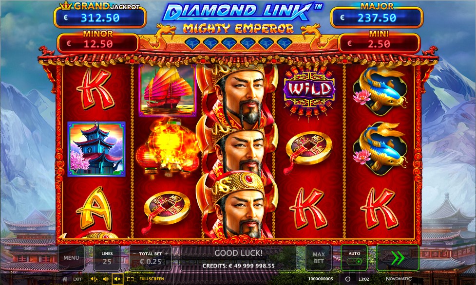Diamond Link Mighty Emperor features