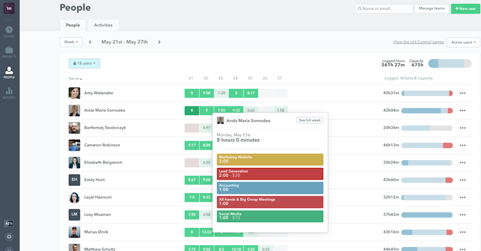 team time tracking timely