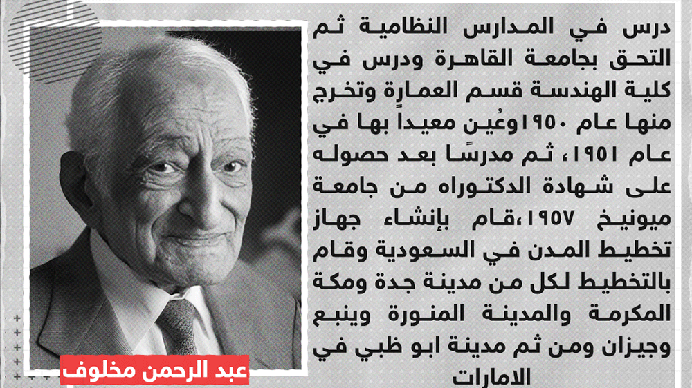 عبد الرحمن مخلوف.. رائد هندسة المعمار ودكتور تخطيط مدن العرب