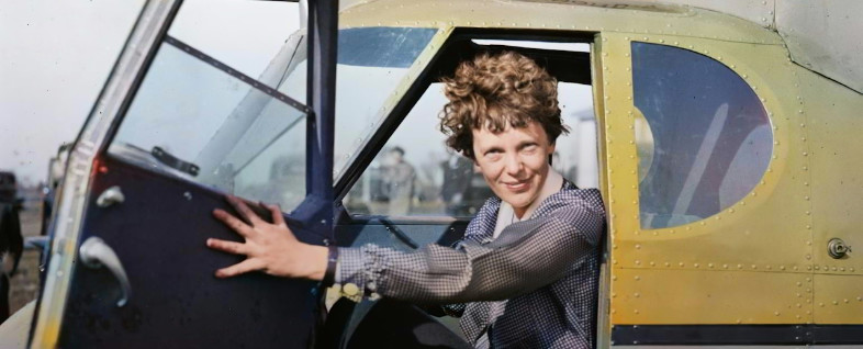 Amelia Earhart on May 20th 1932