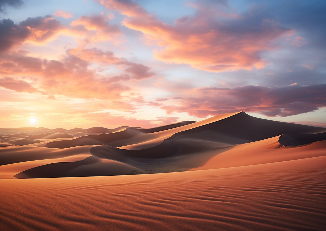 Digital art inspired by Great Sand Dunes National Park, Colorado