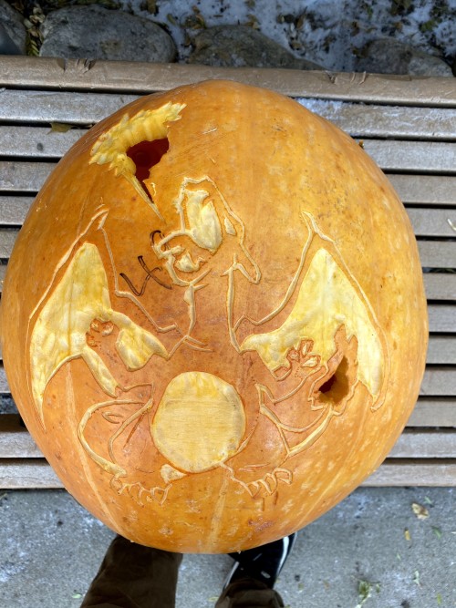 Charizard Pumpkin Carving