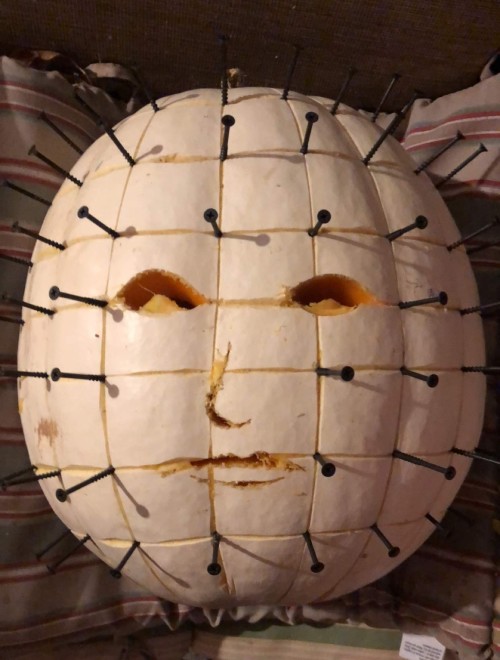 Hellraiser Pumpkin Carving