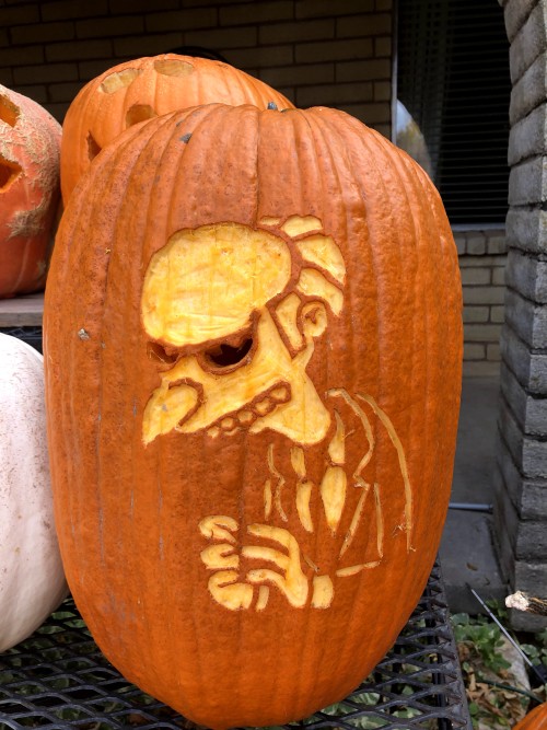 Mr Burns Pumpkin Carving