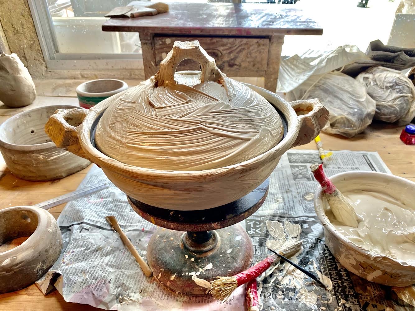 コラボ BOTANIZE×CODY SANDERSON陶器製 ボタナイズ Extremely Rare B.C. MILBURN / ALEXANDRIA, D.C. Stoneware Jar w