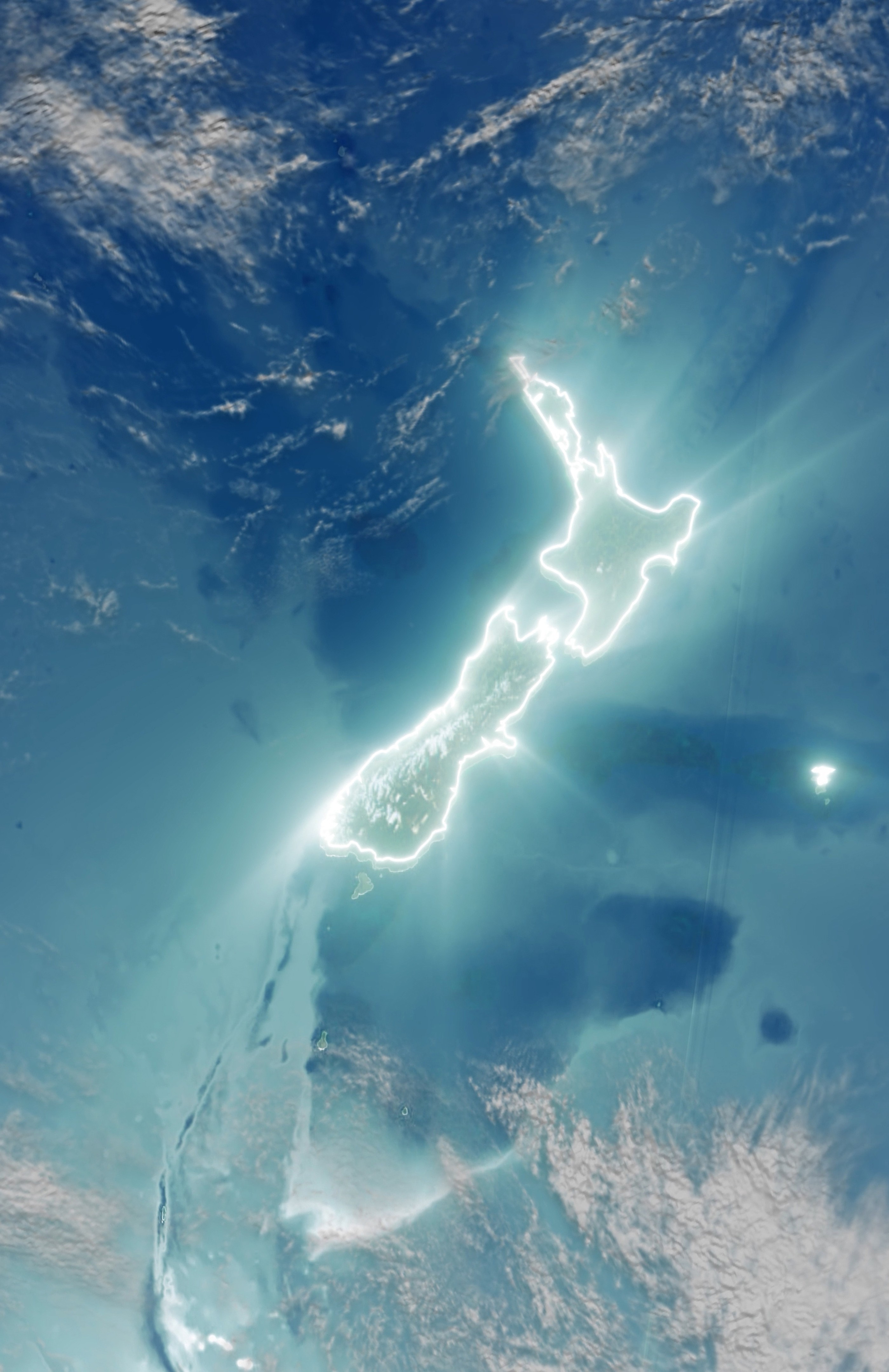 New Zealand from Space Data