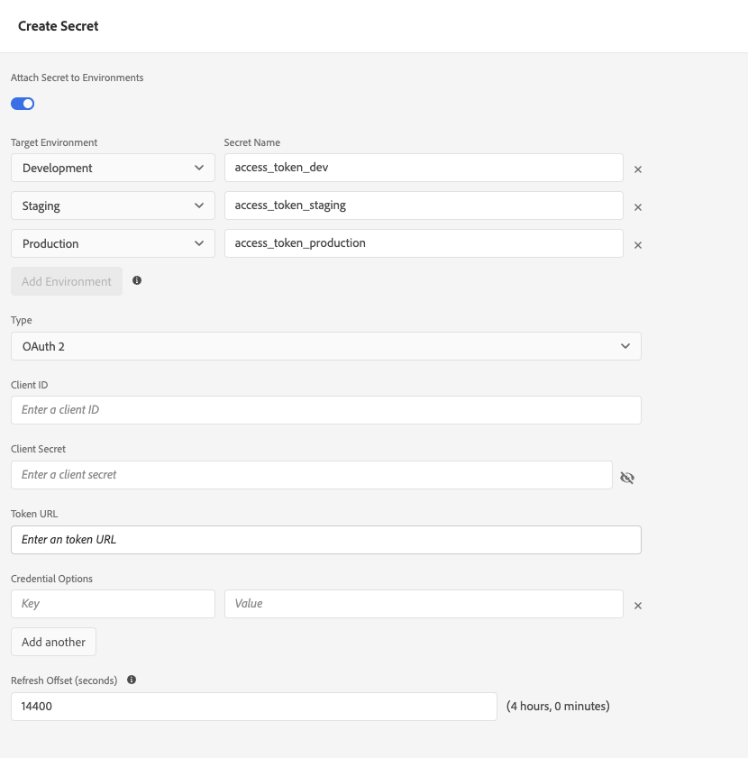 Access Token Fields