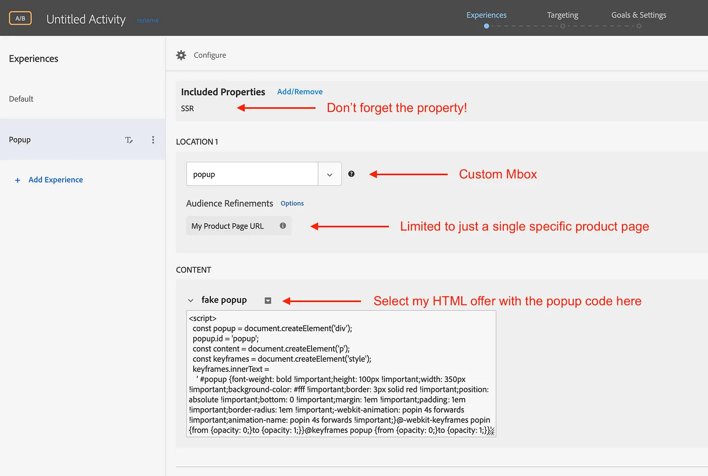 form composer setup