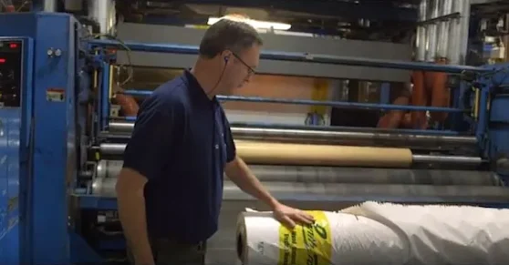 A staff member inside IPG's facility.